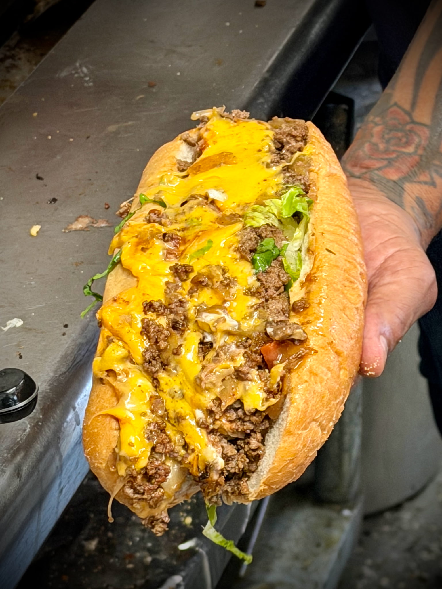 Chop Cheese Whiz Philly